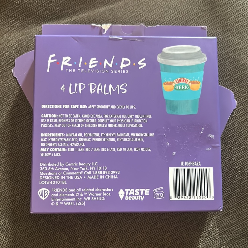 NIB Taste Beauty Friends Lip Balm Set 💋 - Picture 2 of 3